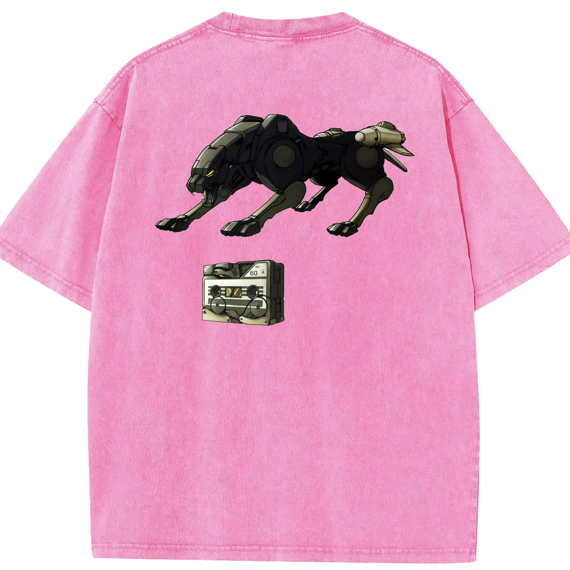 （画像用）  綿100% ヴィンテージ風 半袖Tシャツ（背面プリント）